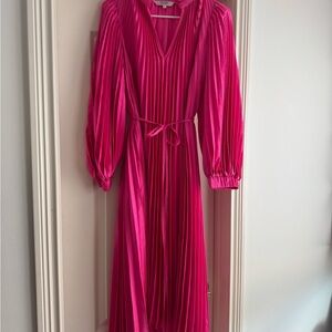 CROSBY by Mollie Burch Vibrant Pink Long Sleeve Dress